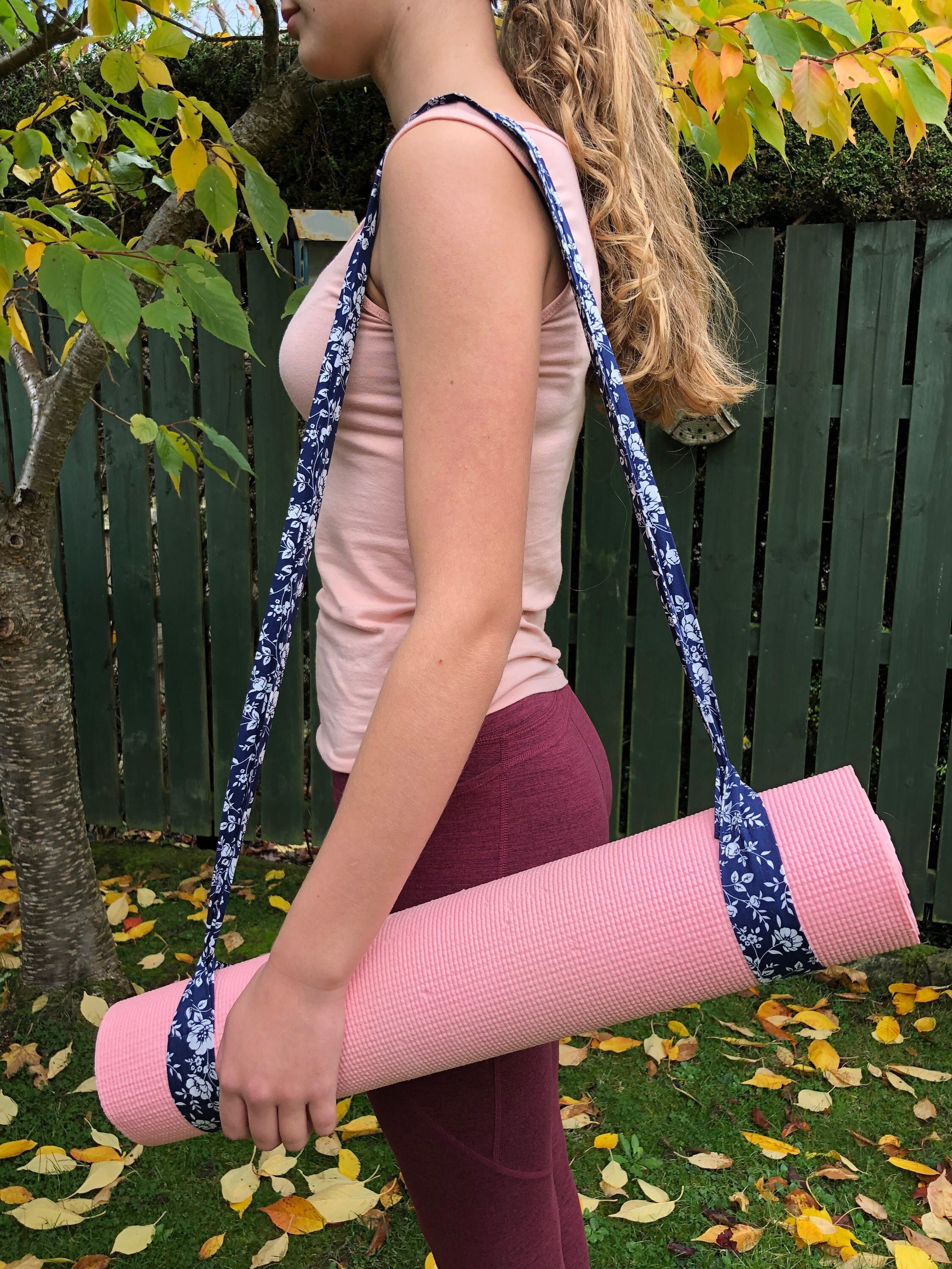 Embroidered Yoga Mat 