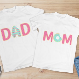Donut svg files,Donut mom svg,Donut dad svg,Mom svg shirt,Dad svg shirt,Family svg for shirts,Donut png,Donut cricut