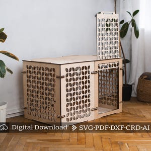 Dog crate furniture svg, Dog crate furniture pdf, Dog crate furniture pattern, Pet crate furniture svg, Pet crate furniture pdf