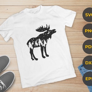 Moose svg file,Moose cricut,Moose clip art,Moose png download,Moose shirt svg,Moose silhouette svg,Woodland svg files