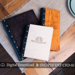Menu holder pattern, Menu holder svg, Menu holder laser cut, Wooden menu holder svg, Wooden menu holder laser cut,Wooden menu holder pattern