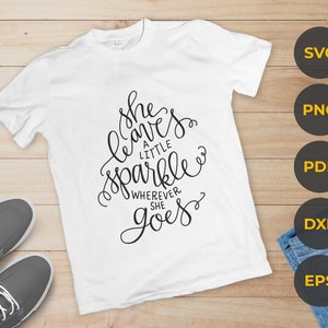 Elle laisse un peu d’éclat partout où elle va svg,Elle laisse un peu d’éclat partout où elle va chemise svg,Sparkle svg chemise,Sparkle png