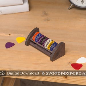 Plectrum houder svg, plectrum houder pdf, plectrum houder patroon, houten plectrum houder svg, houten plectrum houder pdf