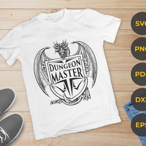 Mazmorras y dragones svg, mazmorras y dragones png, Dungeon master svg, Dungeon master png, Dungeon master clip art, Dungeon dragon shirt svg