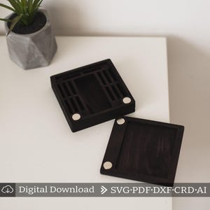 Porte-cartes DIM svg, modèle de porte-cartes DIM, affichage de carte DIM svg, motif d'affichage de carte DiM, DiM carte support svg, modèle de support de carte DiM