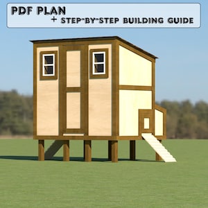 Chicken coop pattern, Chicken coop plans pdf, DIY chicken coop plans, Chicken coop pdf, 5 Chicken Coop Plan, Chicken Coop PDF
