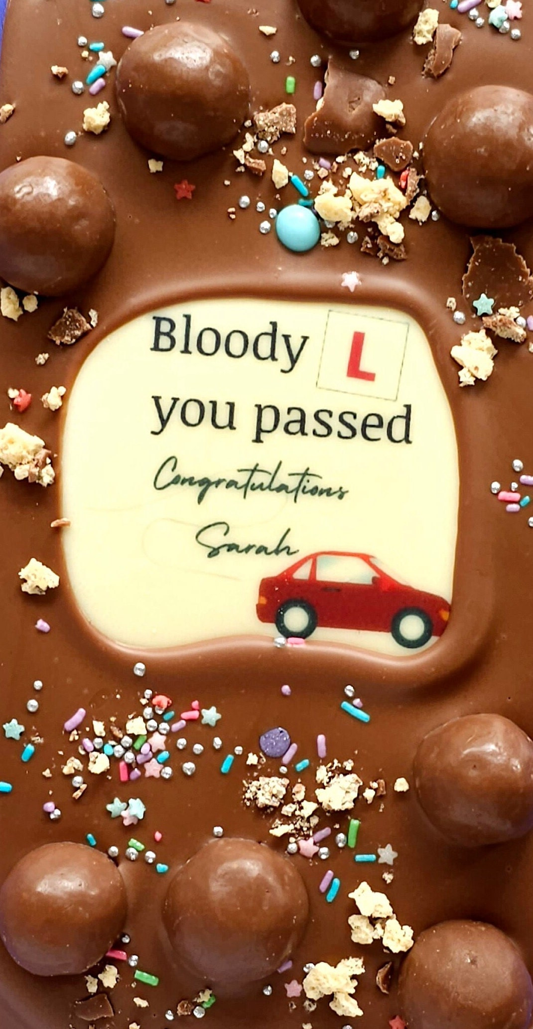 Driving Test Passed Gift for Him Passing Driving Test Chocolate Gift ...