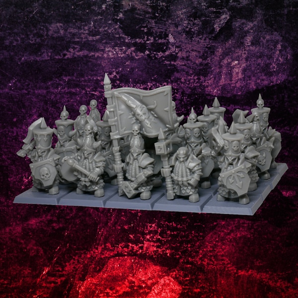 Classic Demonsmith Dwarf Warrior Unit - Fantasy Tabletop Game