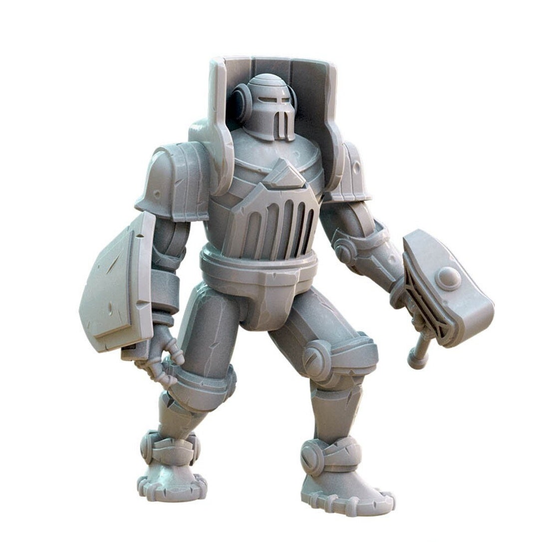 Iron Golem Dungeons and Dragons 3D Printed Miniature Etsy