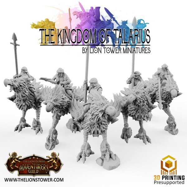 Rokobo Light Cavalry | Roleplaying Tabletop Miniature Fantasy Regiment Dungeons and Dragons