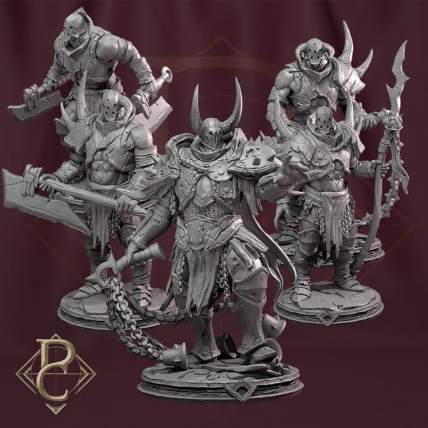 Necrotic Barbarians - Parasite Collectables 3d Print Tabletop Gaming