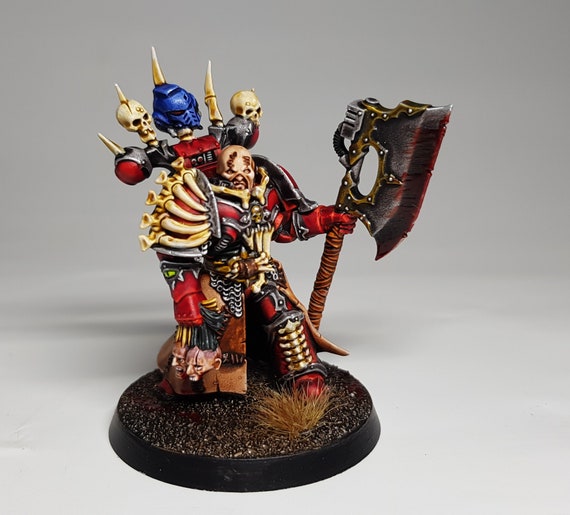 Chaos Space Marine Master Of Execution Warhammer 40k Spiele Etsy Chaos Space Marine Master Of Execution Warhammer 40k Spiele Etsy