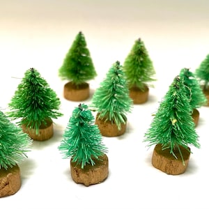 Miniature Christmas Trees set of 36