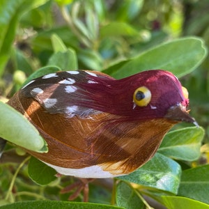 Miniature Brown Feathered Partridge-Set of 6 Partridges