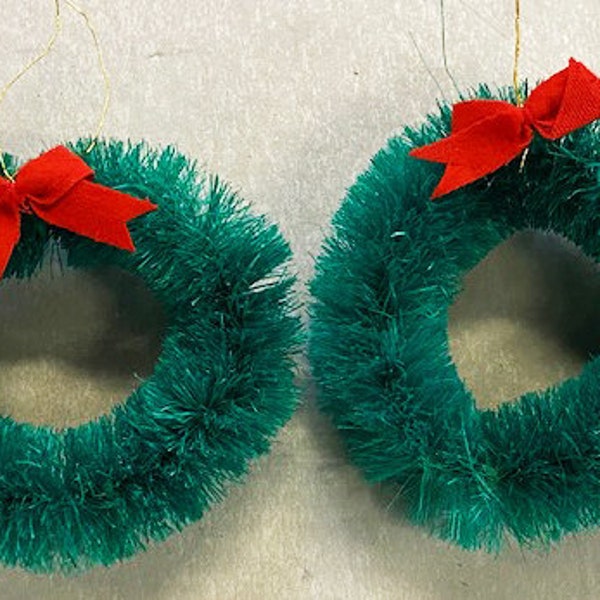 Bottle Brush Wreath Etsy