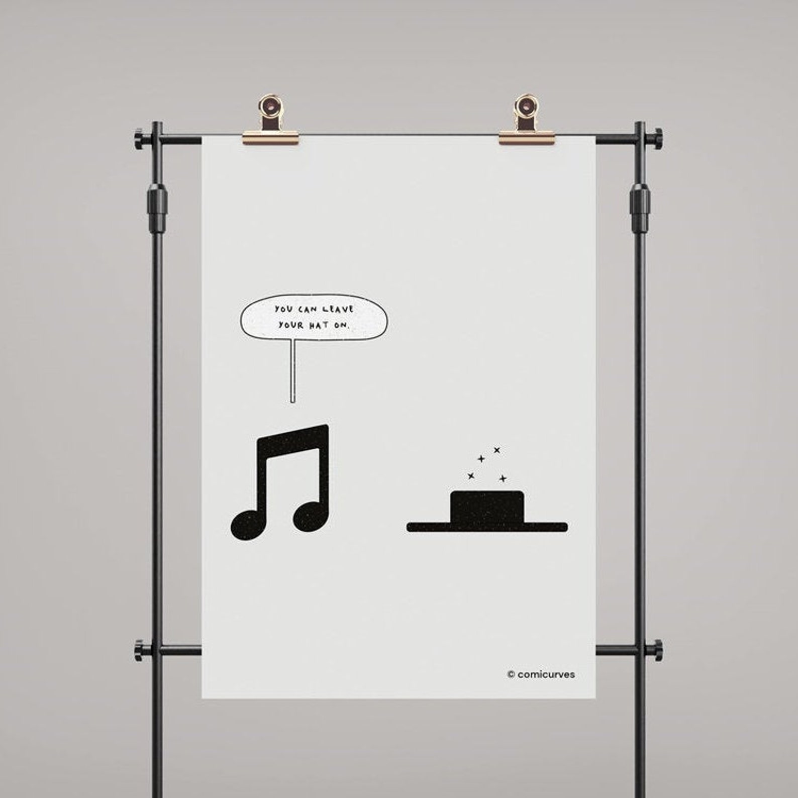 You can leave your hat on.