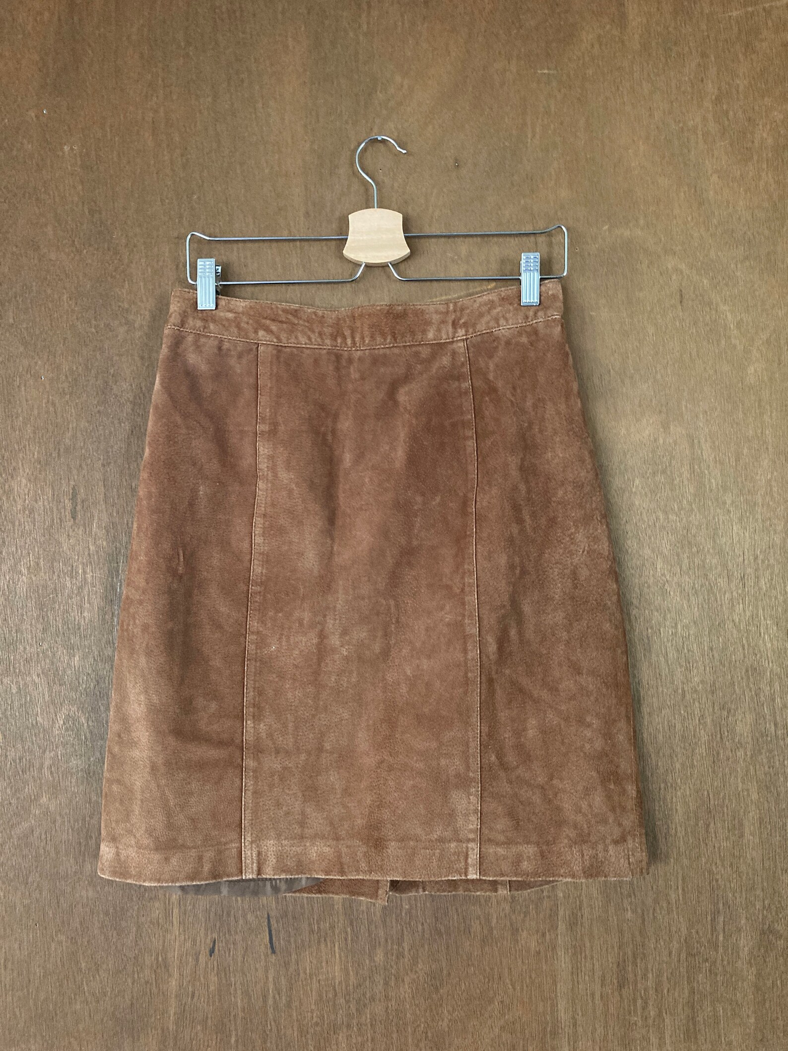 70's Vintage Leather Mini Skirt //L - Etsy