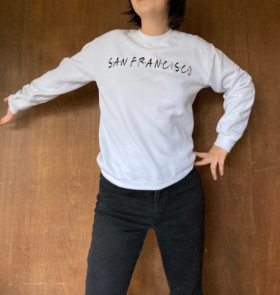 White Crewneck San Fransisco Sweatshirt 90