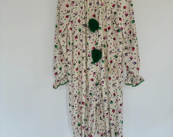Vintage 50’s 60’s Halloween Novelty Geometric Polka Dot Abstract Clown Costume Petite True Vintage Handmade Halloween Kids Womens Petite