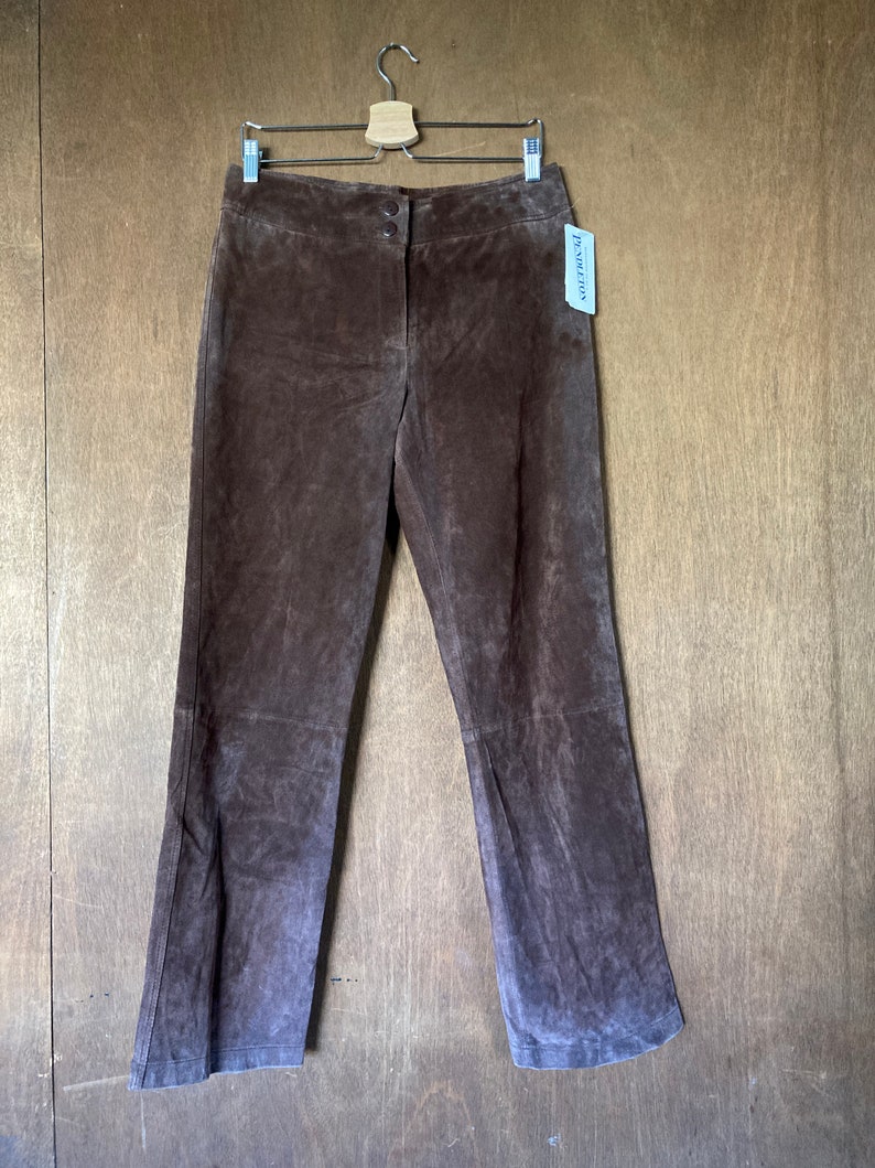 Y2K Flared Leather Pendelton Dead Stock Pants//m - Etsy