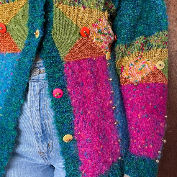Sweater Patchwork Etsy