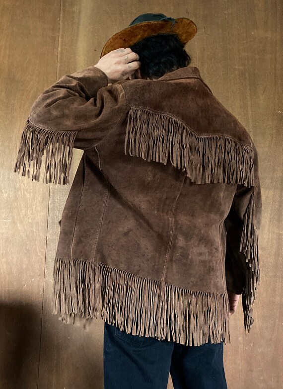 Super 70's Dark Brown Leather Jacket//S-L