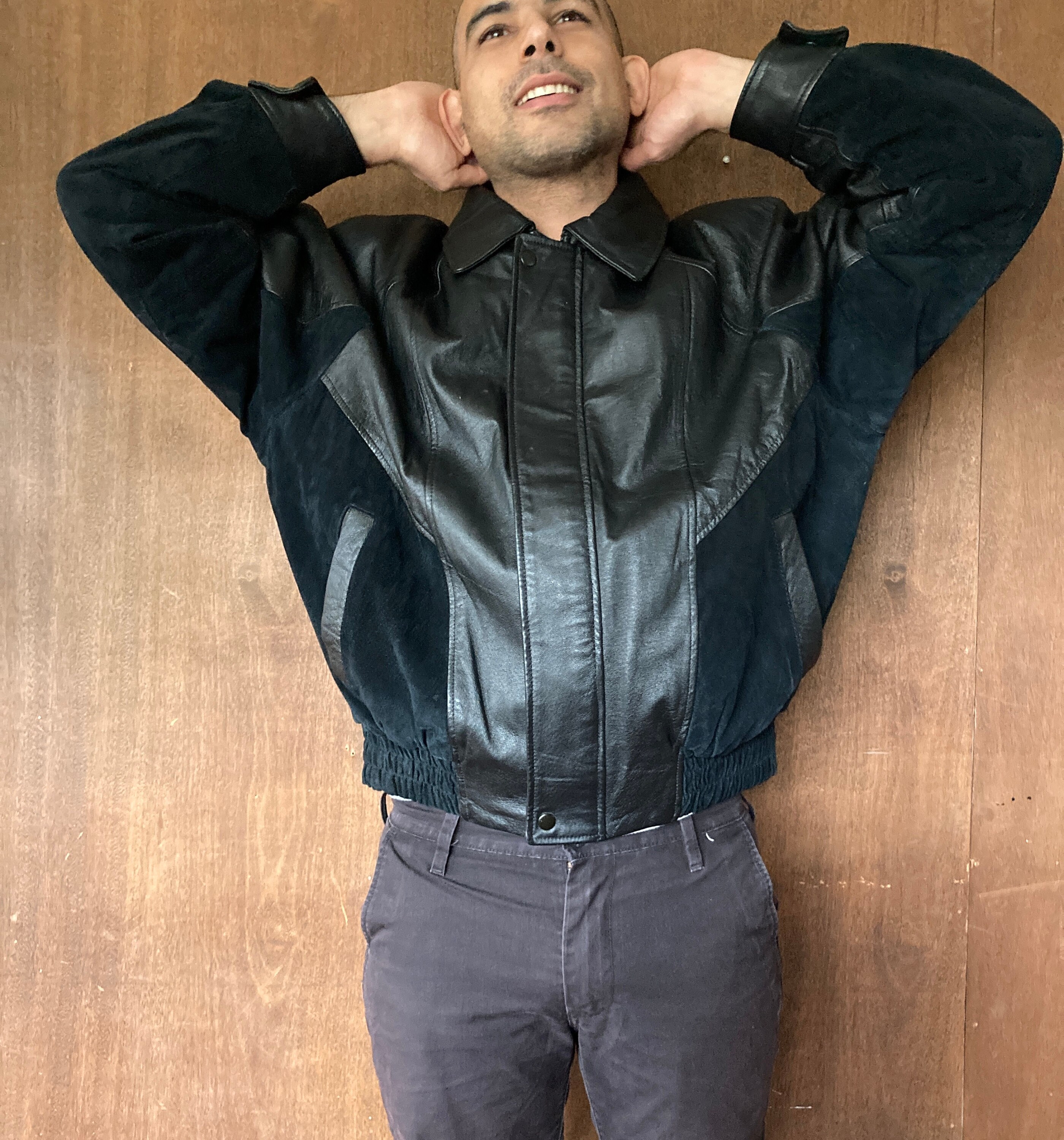 Boxy Leather Jacket - Etsy