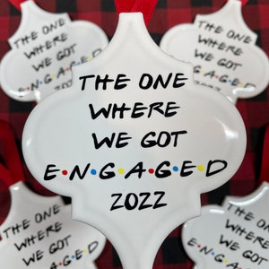 2024 Christmas Ornament // Friends Christmas Ornament // Christmas Ornament // Engagement Ornament // 2024 Christmas // Friends Ornament