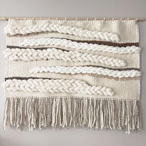 Large Rustic woven wall hanging, tapestry, boho wall hanging, woven decor, handmade, wall weaving, handwoven wall art