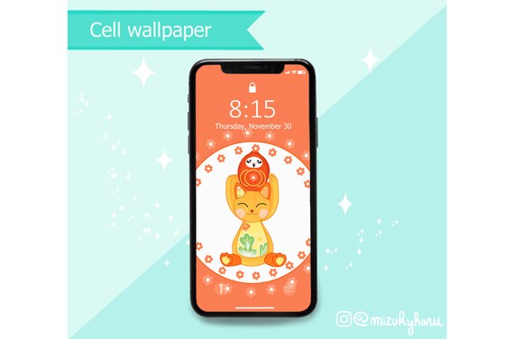 Chat Tamie 1 Fond D Ecran Iphone Android Cell Etsy
