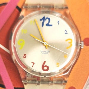 スウォッチ 腕時計 SAUTE-MOUTON GK384 2002 スタンダード メンズ