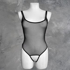 Black mesh bodysuit, Fishnet bodysuit, Bodysuit lingerie, Romantic bodysuit, Thong bodysuit, Bodysuit women, One piece bodysuit