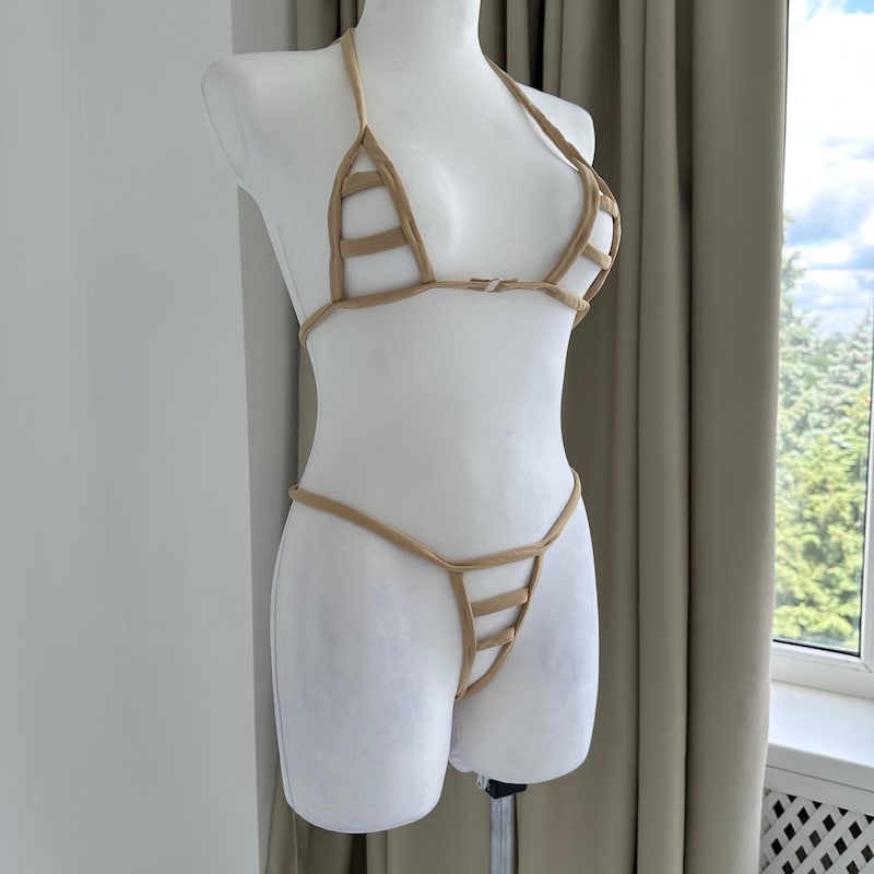 Nude Micro Bikini - Etsy