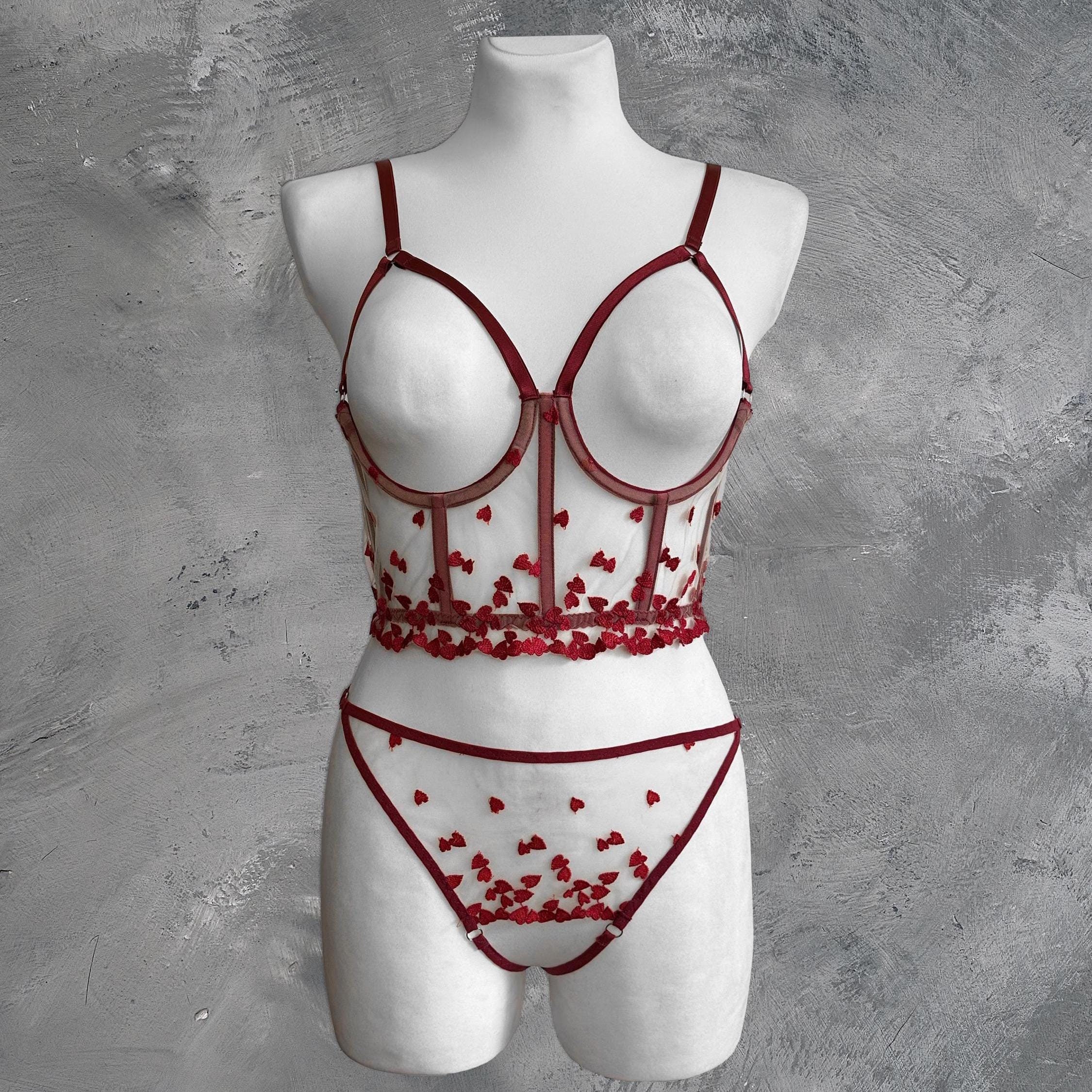 Revealing Lingerie, Open Lingeries, Open Panty, Womens Lingerie, Open Cup  Bras, Underbust Corset, Crotchless Lingerie, Cupless Lingerie