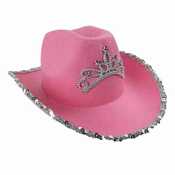 Crown Pink Cowboy Cowgirl Hat Western 