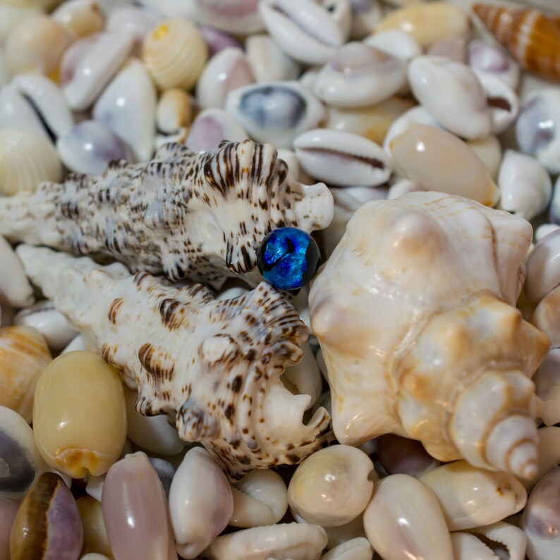 Deep Blue Okinawa Japan Firefly Glass Beads 8mm 10mm 12mm 14mm Etsy