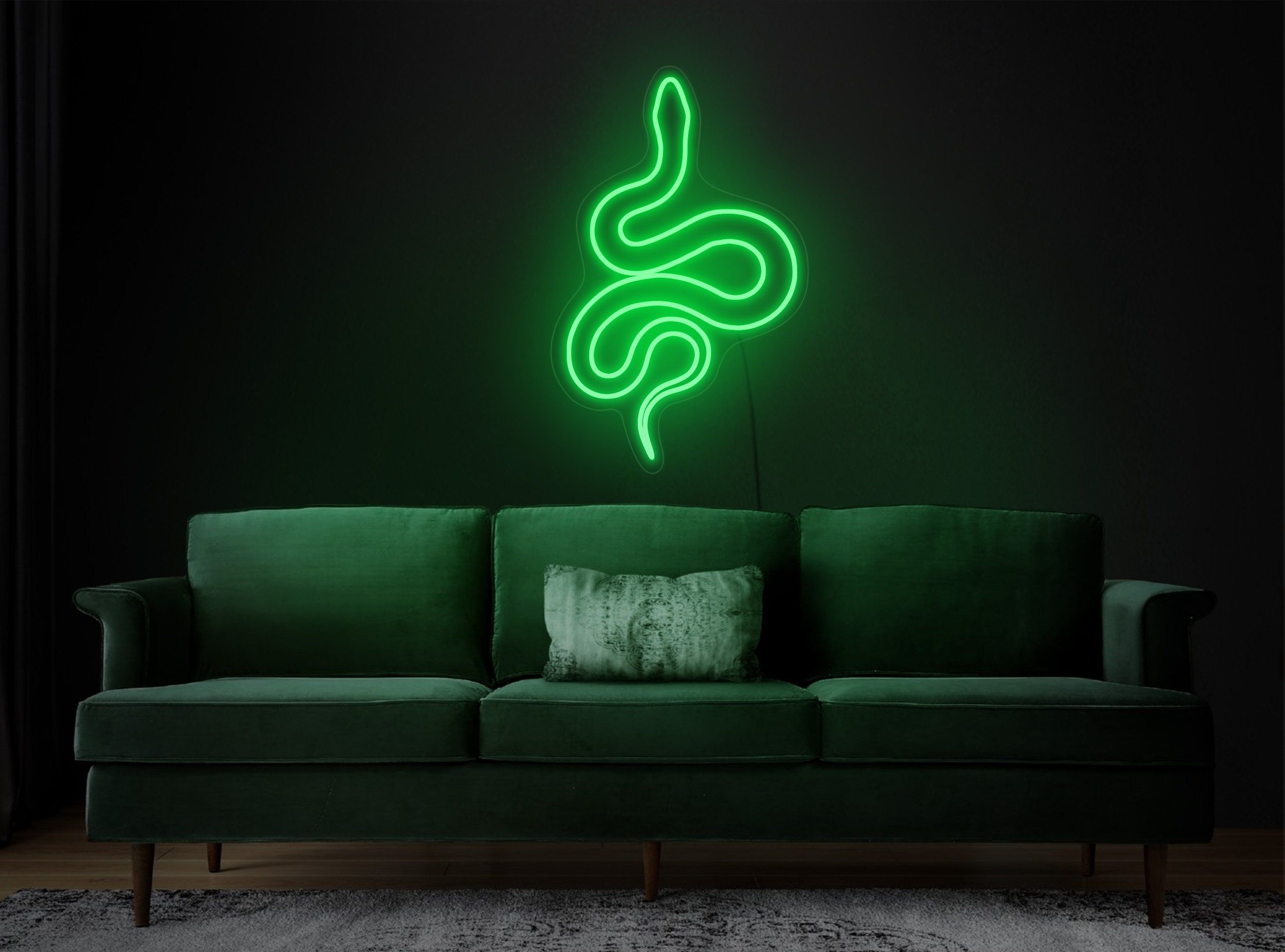 Snake Neon Sign Snake Led Sign Snake Light Sign Snake Wall -  Denmark