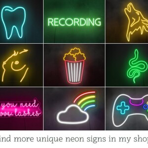 Music neon sign, Music neon light, Music led sign, Music light sign, Music wall decor, Neon sign wall decor, Neon sign for business image 9