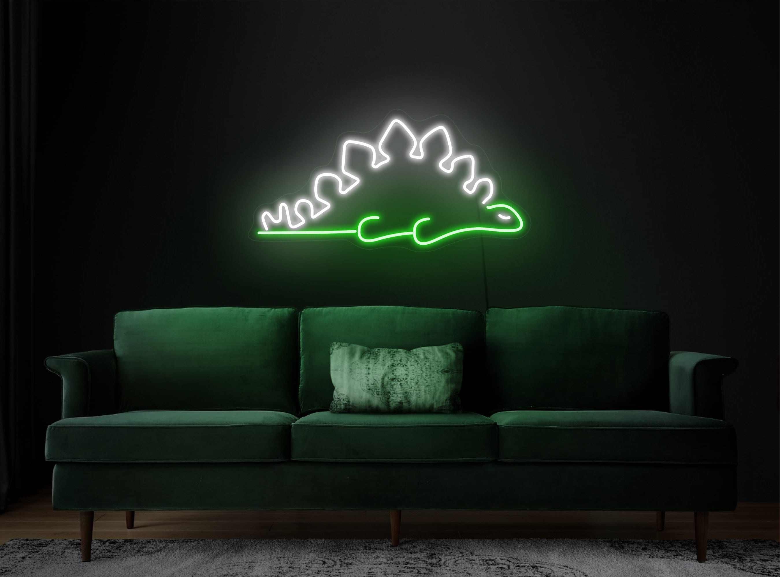 Dinosaur neon sign deals