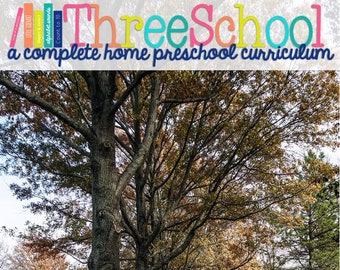 Home Preschool Curriculum | ThreeSchool OCTOBER | My Community Unit Study