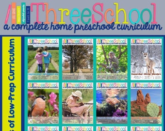 Complete Home Preschool Curriculum | ThreeSchool Preschool Curriculum for Homeschool Three Year Olds