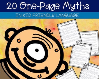 Myths - One Page Myth Reading Passages from Around the Globe