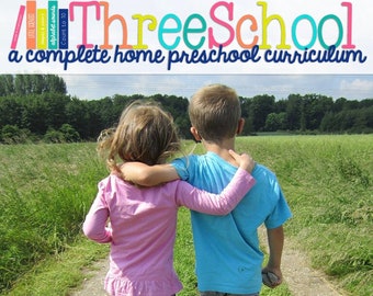 Home Preschool Curriculum | ThreeSchool SEPTEMBER | All About Me Unit Study