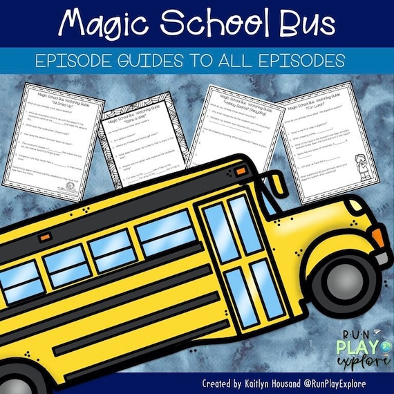 Magic School Bus Episode Guides Worksheets for ALL Episodes - Etsy Israel