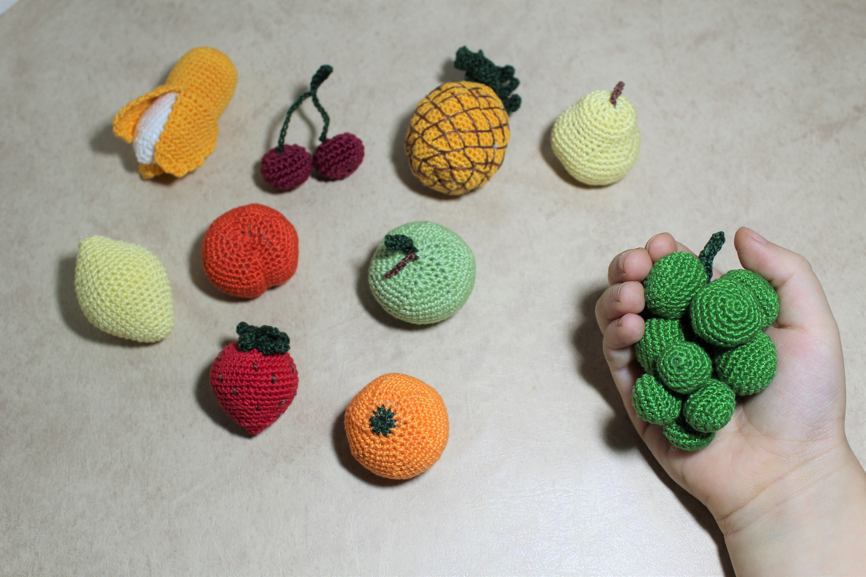 Crochet food amigurumi play food nursery decor crochet Etsy