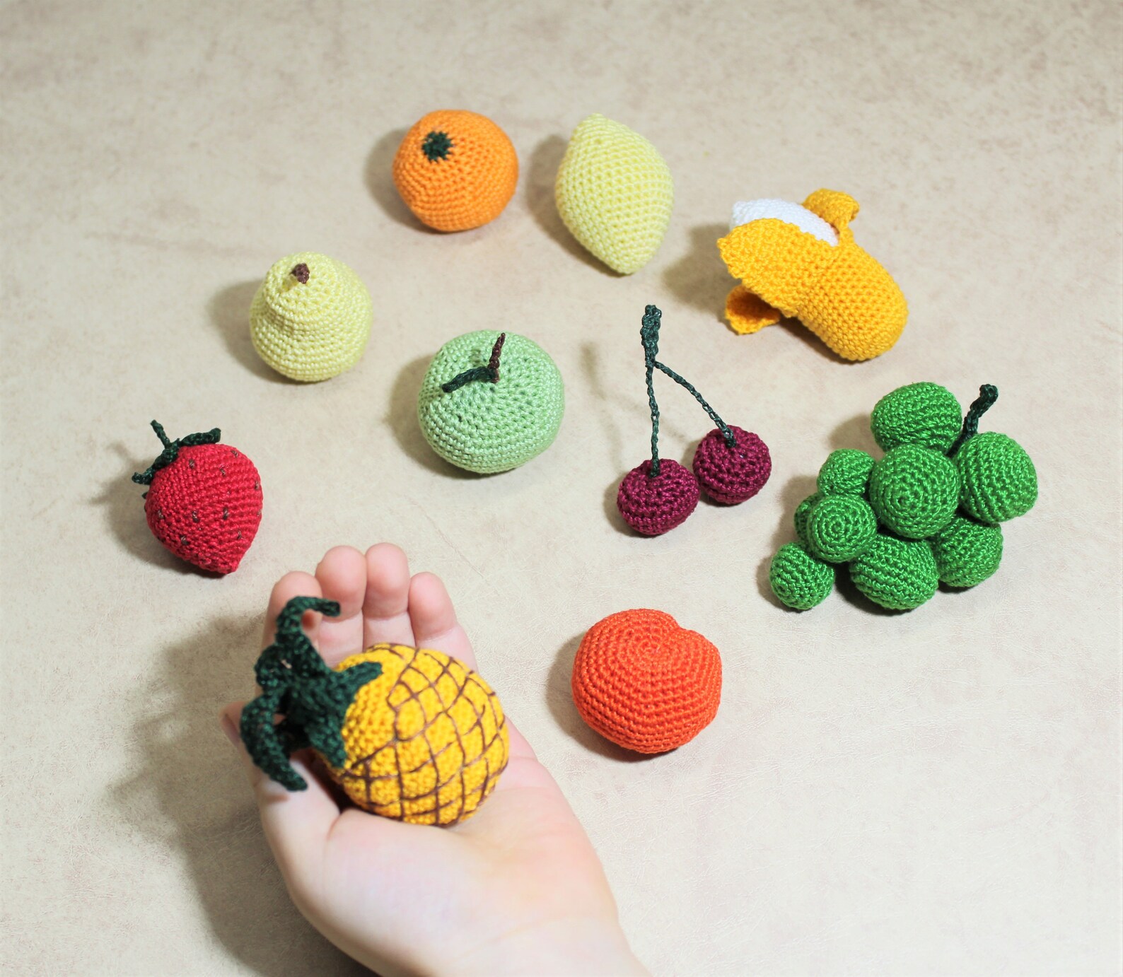 Crochet food amigurumi play food nursery decor crochet Etsy