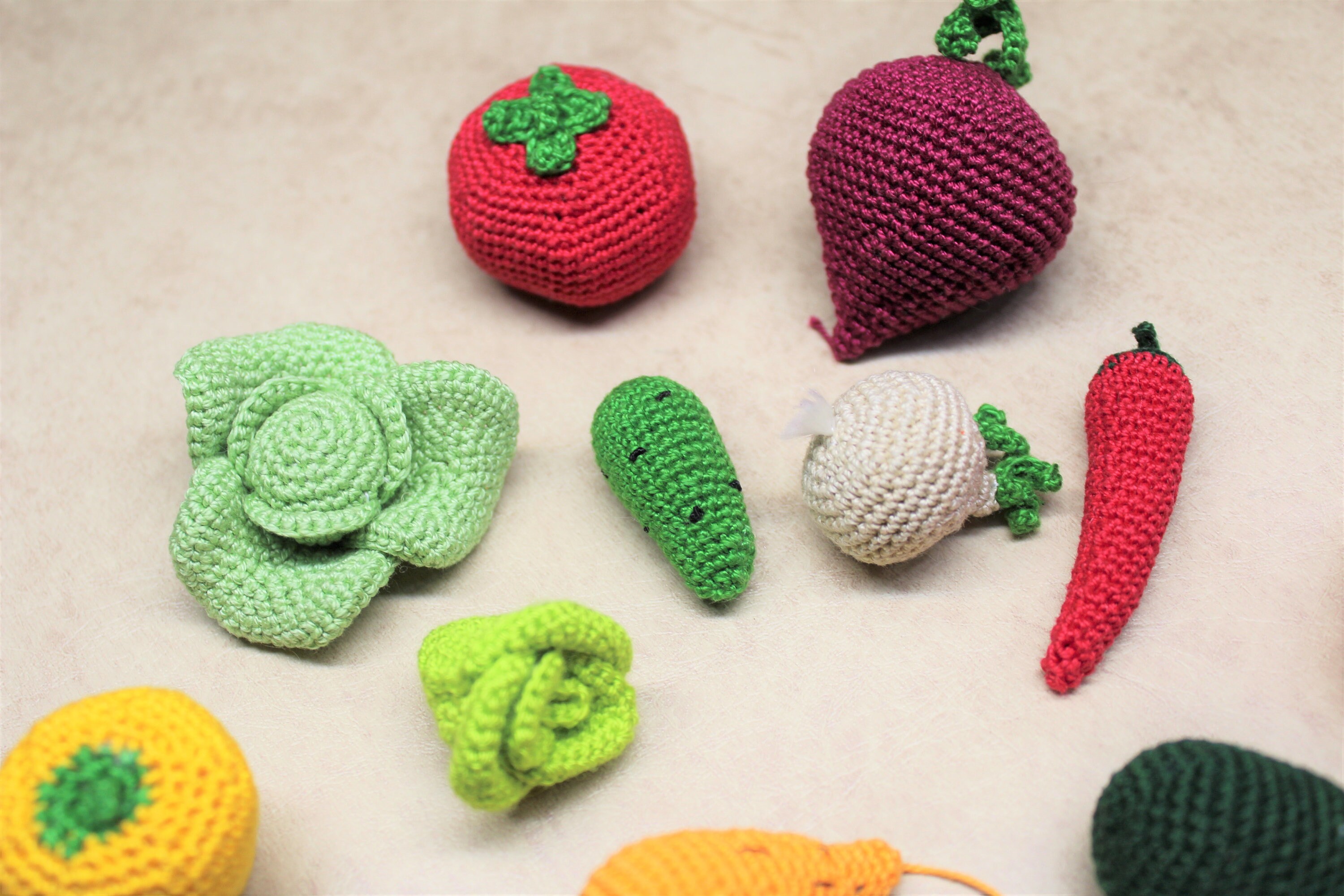 Crochet food crochet vegetables kitchen decor amigurumi Etsy