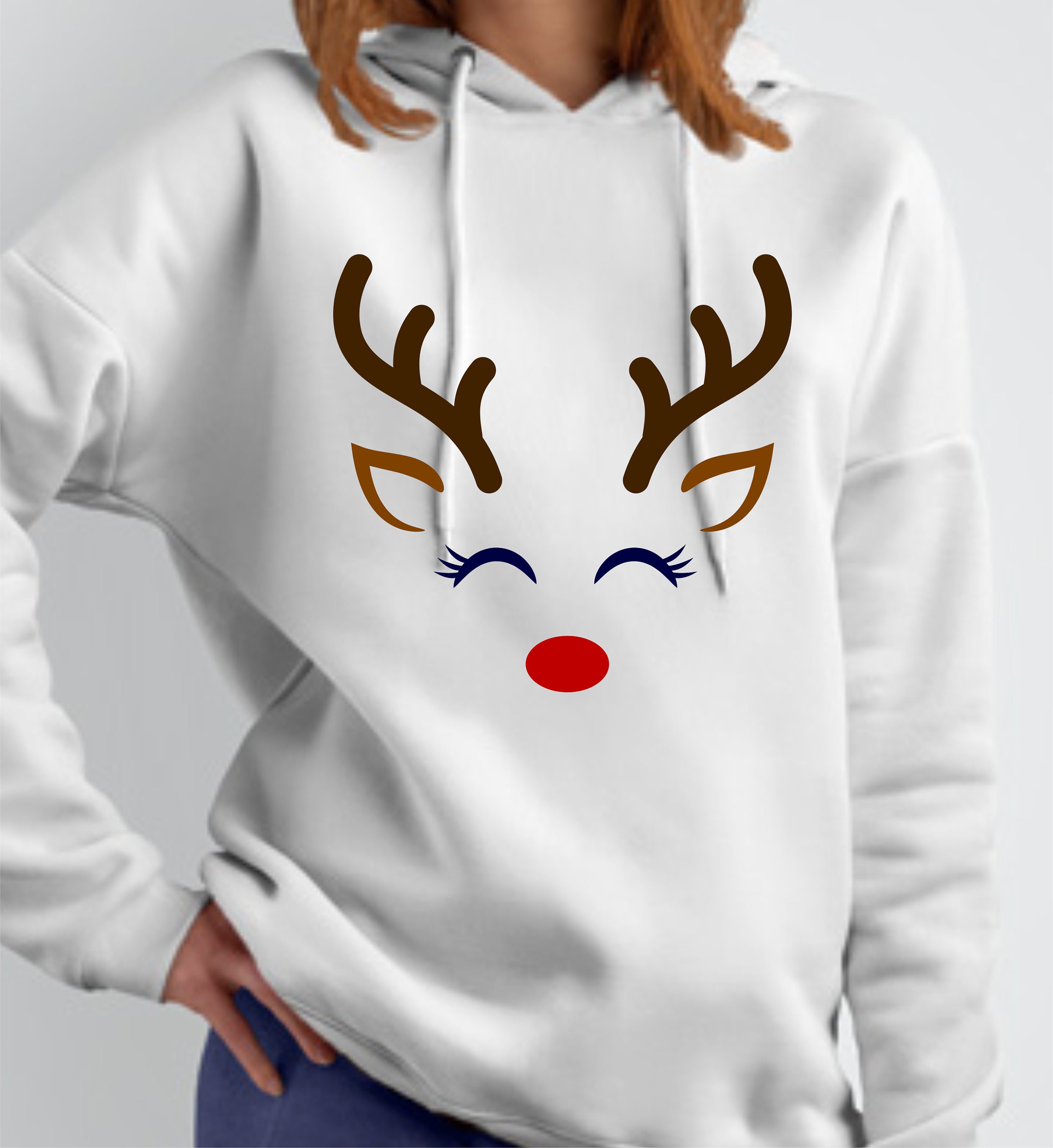 Reindeer Face SVG PNG PDF Cricut Silhouette Cricut Svg - Etsy New Zealand