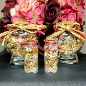 Love attraction spell bottle