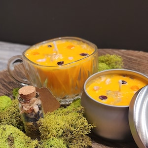 Hestia altar collection candles and offering bottles